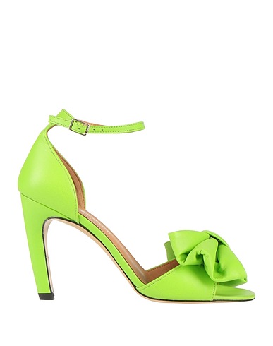CARPE DIEM Sandals Lime green Leather