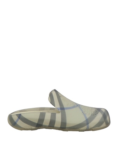 BURBERRY Mules et sabots Gris 100% Caoutchouc