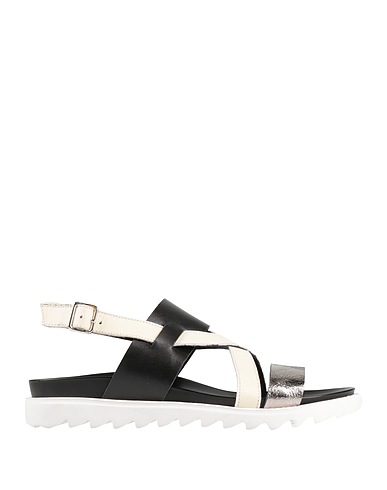 LE BOHÉMIEN Sandals Off white Leather