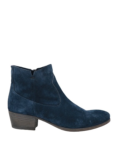 PANTANETTI Ankle boot Navy blue Leather