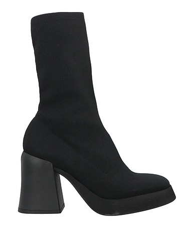 STRATEGIA Ankle boot Black Textile fibers