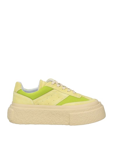MM6 MAISON MARGIELA Sneakers Light green Leather, Textile fibres