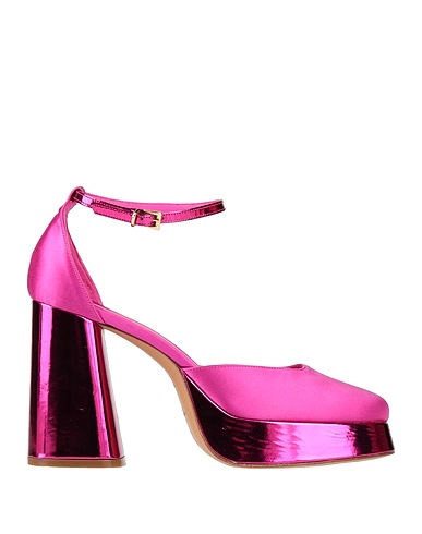 ROBERTO FESTA Pump Fuchsia Textile fibers, Leather