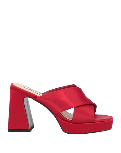 GAI MATTIOLO Sandals LOVE TO LOVE Burgundy Textile fibres