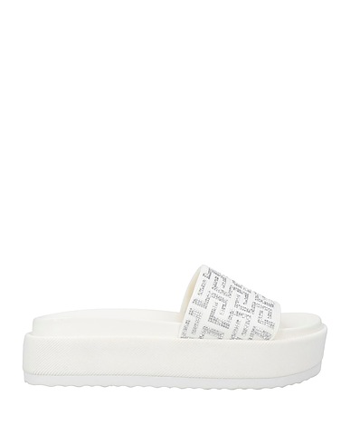 STEVE MADDEN Sandals White Textile fibres