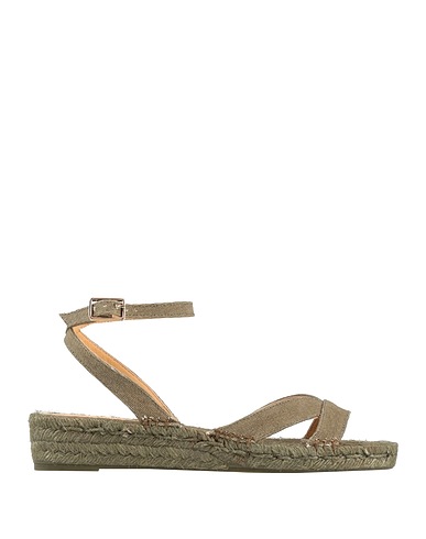 CASTAÑER Espadrilles Military green Textile fibers