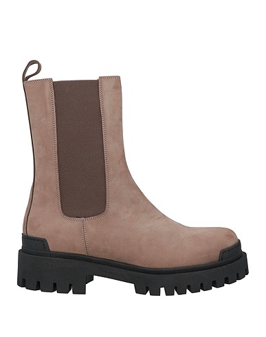ENNEQUADRO Ankle boot Taupe Leather