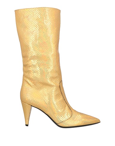 STRATEGIA Boots Gold Leather