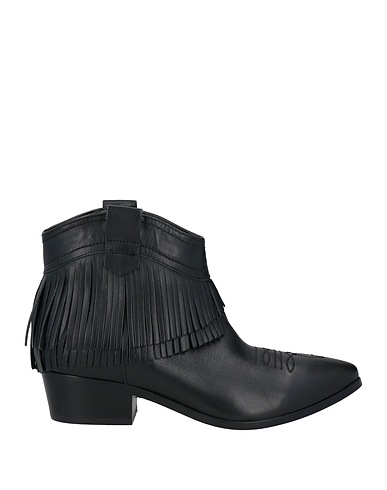 JANET & JANET Ankle boot Black Leather