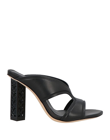VIC MATIĒ Sandals Black Leather