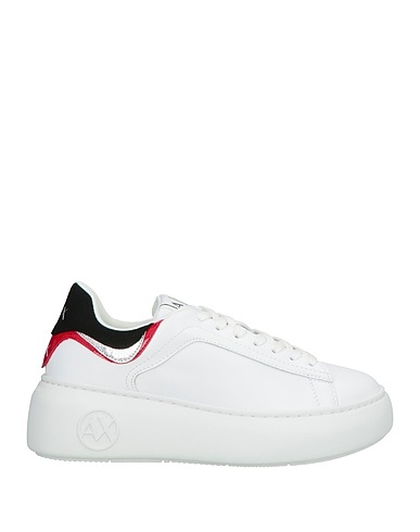 ARMANI EXCHANGE Sneakers White 100% Cow leather, Polyester