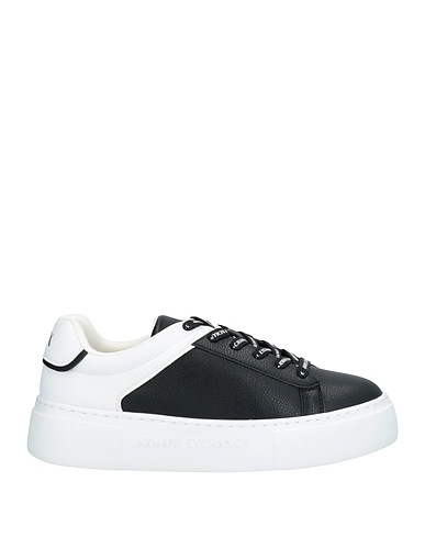 ARMANI EXCHANGE スニーカー ブラック ポリエステル 100% / ポリウレタン