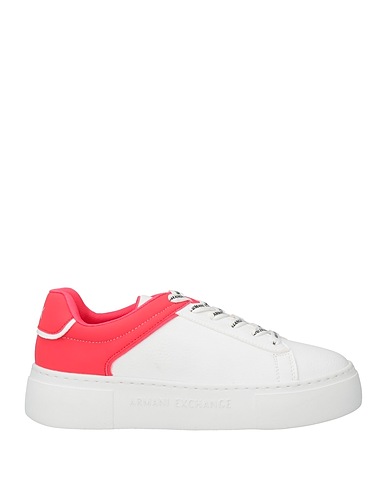 ARMANI EXCHANGE Sneakers Red 100% Polyester, Polyurethane coated