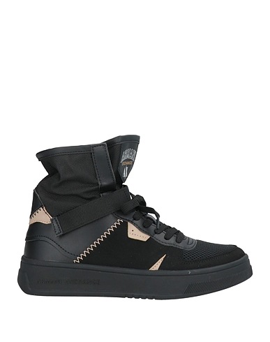 ARMANI EXCHANGE Sneakers Black 100% Polyester, Polyurethane, Polyamide, Elastane