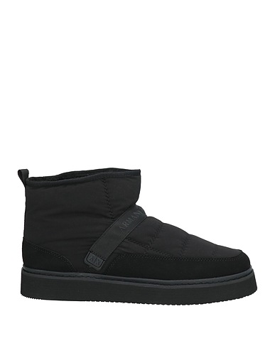 ARMANI EXCHANGE Ankle boot Black 100% Polyester, Elastane, Polyamide