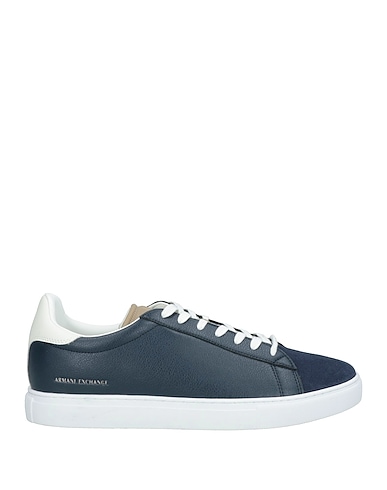 ARMANI EXCHANGE Sneakers Midnight blue 100% Cow leather