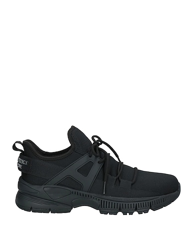 ARMANI EXCHANGE Sneakers Black 100% Polyester, Thermoplastic polyurethane