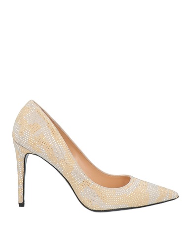 BRUGLIA Pumps Beige Leder