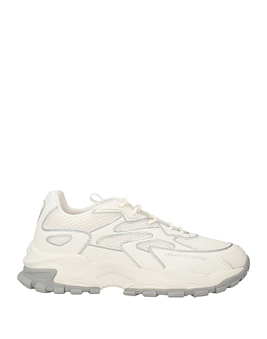 ARMANI EXCHANGE Sneakers Avorio 100% Poliestere, Spalmato poliuretano, Poliuretano termoplastico