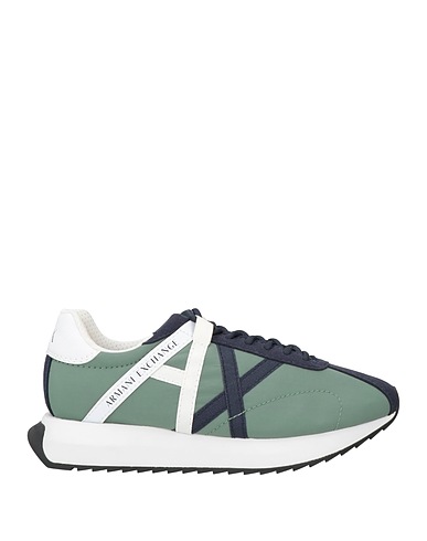ARMANI EXCHANGE Sneakers Verde salvia 100% Poliammide, Elastan, Poliuretano