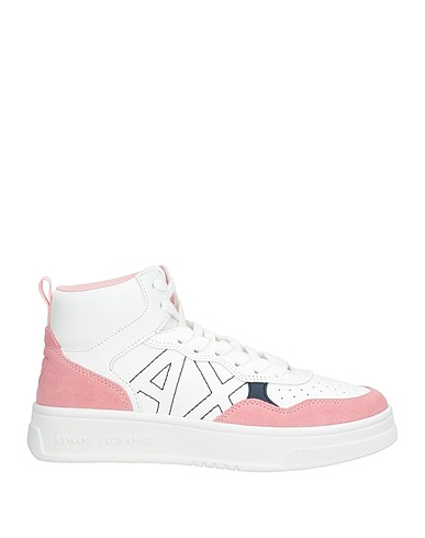 ARMANI EXCHANGE Sneakers Hellrosa 100% Polyester, Polyurethan, Rindsleder