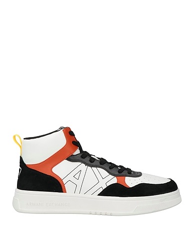 ARMANI EXCHANGE Sneakers Black 100% Polyester, Polyurethane coated