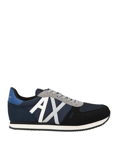 ARMANI EXCHANGE Sneakers Midnight blue 100% Polyamide, Elastane, Polyester, Polyurethane coated