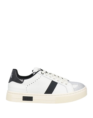 ARMANI EXCHANGE Sneakers White 100% Cow leather, Polyurethane