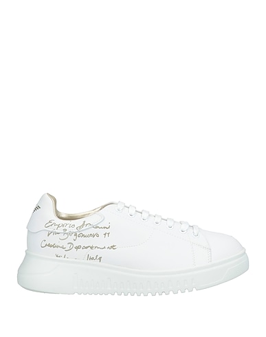 EMPORIO ARMANI Sneakers White Leather