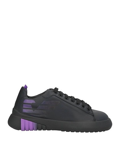 EMPORIO ARMANI Sneakers Black Leather