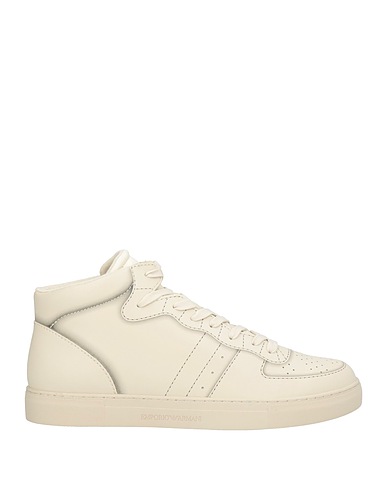EMPORIO ARMANI Sneakers White 100% Polyester, Polyurethane