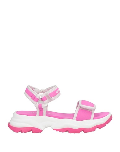 EMPORIO ARMANI Sandals Fuchsia 80% Polyamide, 20% Elastane