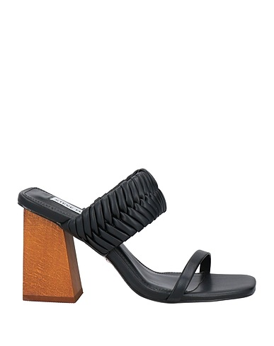 STEVE MADDEN Sandals Black Textile fibres