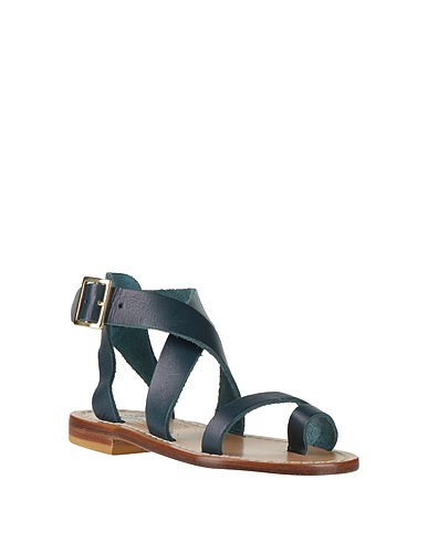 MODA POSITANO Infradito Blu navy Pelle