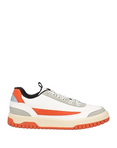 ARMANI EXCHANGE Sneakers Cream 100% Polyester, Polyurethane