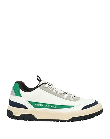 ARMANI EXCHANGE Sneakers Green 100% Polyester, Polyurethane