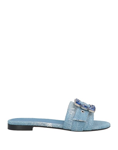 ROBERTO FESTA Sandals Blue Textile fibers