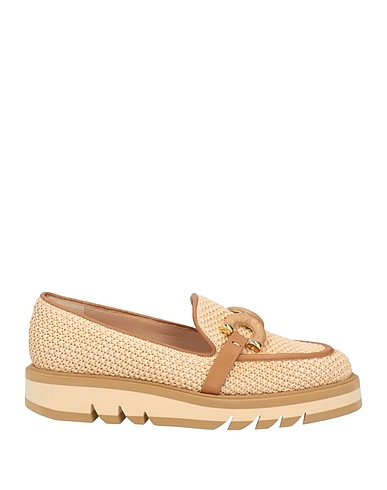 ROBERTO FESTA Loafers Beige Textile fibers