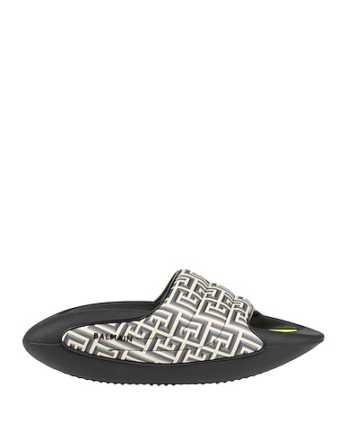 BALMAIN Sandals Beige 55% Polyurethane, 29% PES, 16% Cotton