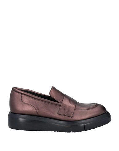 PALOMA BARCELÓ Loafers Dark brown Leather