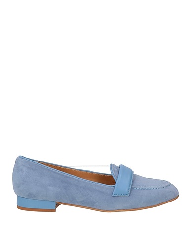 MASSIMO BALDI Loafers Light blue Leather