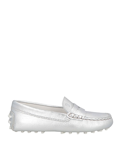 TOD'S Formal shoes Silver Leather