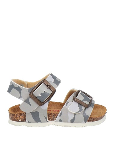 BIONATURA® Sandals Grey Textile fibres
