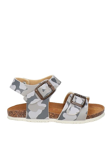 BIONATURA® Sandals Grey Textile fibres