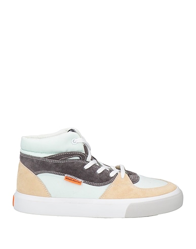HERON PRESTON Sneakers Sky blue Textile fibers, Leather