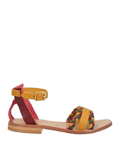 MODA POSITANO Sandali Giallo ocra Pelle