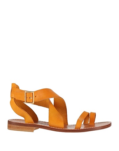 MODA POSITANO Infradito Giallo ocra Pelle