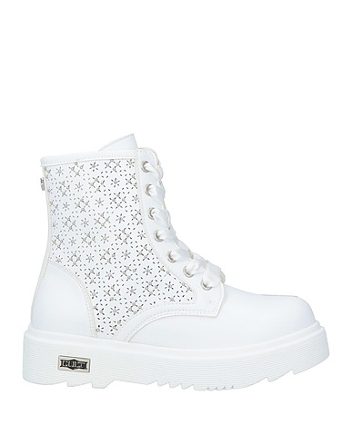 CULT Ankle boot White Textile fibres