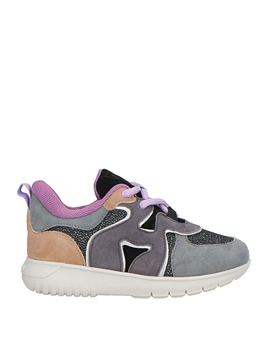 HOGAN Sneakers JUNIOR Grey Leather, Textile fibres