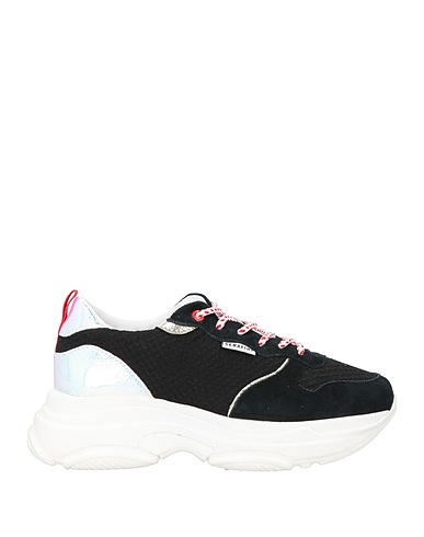 SERAFINI Sneakers Black Textile fibres, Leather